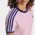 Adidas 3-Streifen T-Shirt Schmal Geschnitten (KS4776) magic mauve/night indigo