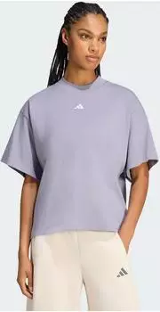 Adidas 3 STRIPES STUDIO BOYFRIEND T-SHIRT Slate (LF0088)