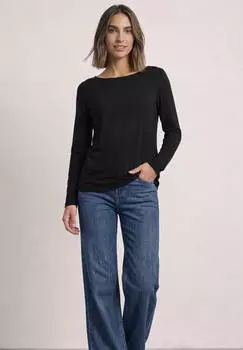 Street One Basic Shirt mit U-Boot-Ausschnitt (A32604810001)
