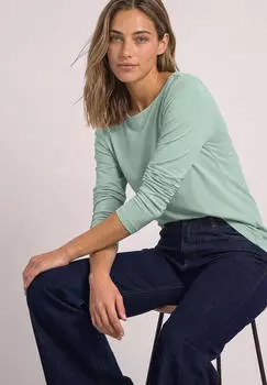 Street One Basic Shirt mit U-Boot-Ausschnitt (A32607718100)
