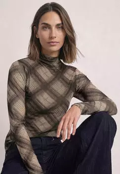 Street One Shirt aus Mesh mit gerafftem Turtle Neck (A32607137870)