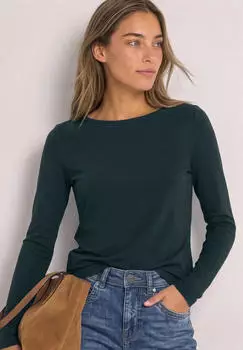 Street One Basic Shirt mit U-Boot-Ausschnitt (A32607718101)