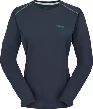 Rab Women's Force LS Zip (QCC-40) tempest blue