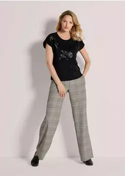 Madeleine Oversized-Shirt mit exklusivem Glanz-Print (72771440) schwarz