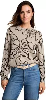 Tom Tailor 1052876 T-Shirt (1052876) beige brown flower design