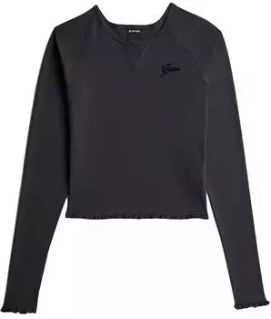 G-Star Script Cropped R T LS Wmn Langarmshirt Superslim (D31080) shadow