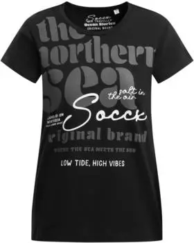 Soccx Rundhalsshirt mit Necktape (50759525) schwarz