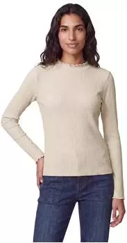 Street One Langarm Shirt mit Turtle Neck (F325904) creamed sand
