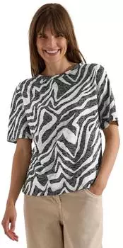 Cecil T-Shirt mit Zebra-Print (B324987) palm breeze green