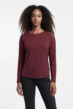 Only ONLLUNI L/S TOP WITH LACE DETAILS CS JRS Regular Fit (27799014) windsor wine