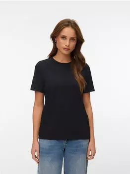 Vero Moda VMPAULINA SS T-Shirt Regular Fit (UTGT25311) schwarz/jade