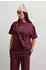 Pegador Bracy Heavy Oversized Tee Washed (73060847) washed dark red/weiß