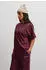 Pegador Bracy Heavy Oversized Tee Washed weinrot/weiß