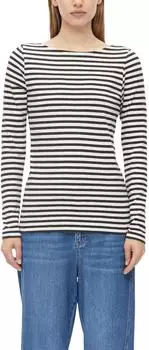 s.Oliver Langarmshirt Slim Fit gestreift (2182446) braun