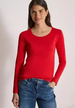 Cecil Style Pia Langarmshirt (319928) flame red