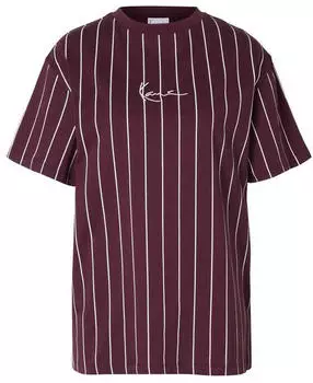 Karl Kani Longsleeve Serif Pinstripe Ls Junior (28788038) beere/weiß