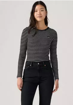 Levi's Hayes LS Tee T-Shirt (1J40034) gemini stripe anthracite night