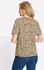 Sieh an! T-Shirt Longshirt Langarm beige-schoko-bedruckt
