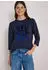 Cecil 3/4-Arm-Shirt mit geschlitztem Rundhalsausschnitt (325879) urban dunkelblau