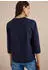 Cecil 3/4-Arm-Shirt mit geschlitztem Rundhalsausschnitt (325879) urban dunkelblau