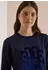 Cecil 3/4-Arm-Shirt mit geschlitztem Rundhalsausschnitt (325879) urban dunkelblau