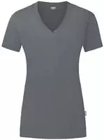 Jako C6120-840, Jako Organic T-Shirt Damen - steingrau - 34 grau