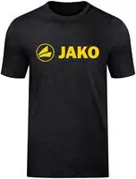 Jako 6160, JAKO Promo T-Shirt Damen schwarz meliert/citro 44