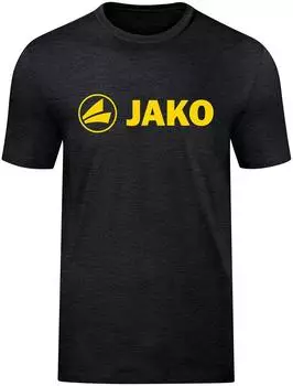 Jako Promo T-Shirt kurzarm black melange/citro (Damen) (6160-505)