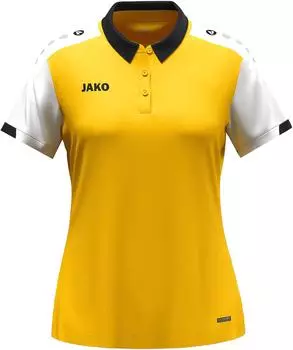 Jako Dynamic Poloshirt kurzarm yellow/white/dark (Damen) (6370D-305)