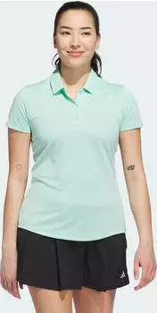 Adidas Solid Performance Short Sleeve Poloshirt