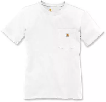 Carhartt K87 Pocket T-Shirt kurzarm wei&szlig; (Damen) (103067-100)