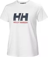 Helly Hansen T-Shirt Logo 54593 Wei&szlig; Regular Fit Female