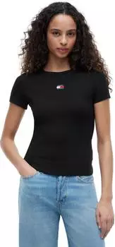 Tommy Hilfiger Tommy Badge Slim Fit T-Shirt kurzarm (Damen)