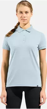 Odlo Ascent Natural Poloshirt kurzarm baby blue (Damen) (554211-20386)