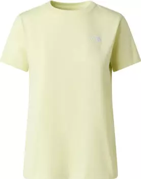 The North Face Evolution Simple Dome Slim T-Shirt kurzarm lemon mist (Damen) (NF0A8FX7-G6O)