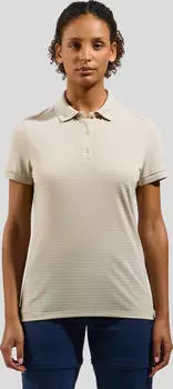 Odlo Ascent Natural Poloshirt kurzarm silver cloud (Damen) (554211-10697)