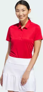Adidas Solid Performance Short Sleeve Poloshirt