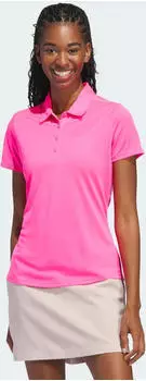 Adidas Solid Performance Short Sleeve Poloshirt