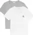 Calvin Klein Monogramm mit V-Neck 2er-Pack T-Shirt kurzarm heroic gray heather/brilliant white (Damen) (LV047C906GP79)