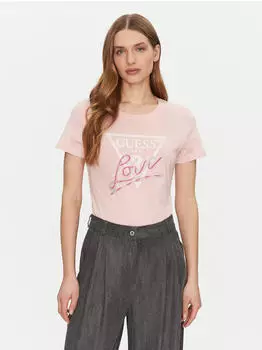 Guess Love T-Shirt kurzarm rose (Damen) (W5GI05I3Z14)