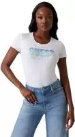 Guess T-Shirt W5GI14 J1314 Wei&szlig; Regular Fit Female