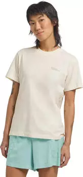 Jack Wolfskin Essential T-Shirt kurzarm cotton white (Damen) (1808352-5127)