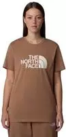 The North Face T-Shirt Easy NF0A8A6G Braun Loose Fit Female