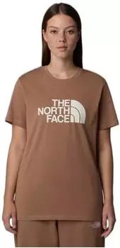 The North Face Easy Relaxed T-Shirt kurzarm latte/white dune (Damen) (NF0A8A6G-AIA)