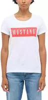 Mustang 1013932000002, Mustang Damen T-Shirt Style Alma, wei&szlig;