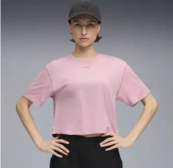 Puma Cloudspun Relaxed T-Shirt kurzarm poised pink heather (Damen) (527457-65)