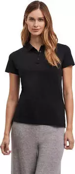 Falke Essential Poloshirt kurzarm schwarz (Damen) (66198-3000)