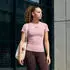 adidas 3-Streifen Studio Baby T-Shirt kurzarm magic mauve (Damen) (LE1730)