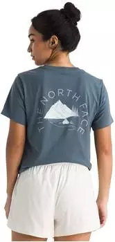 The North Face Monte mit Grafik T-Shirt kurzarm granite grey (Damen) (NF0A8GA9-0U3)