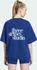 adidas 3 Stripes Studio Boyfriend T-Shirt kurzarm dark blue (Damen) (KY3136)